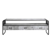 Raziela 3-Drawer Industrial TV Stand