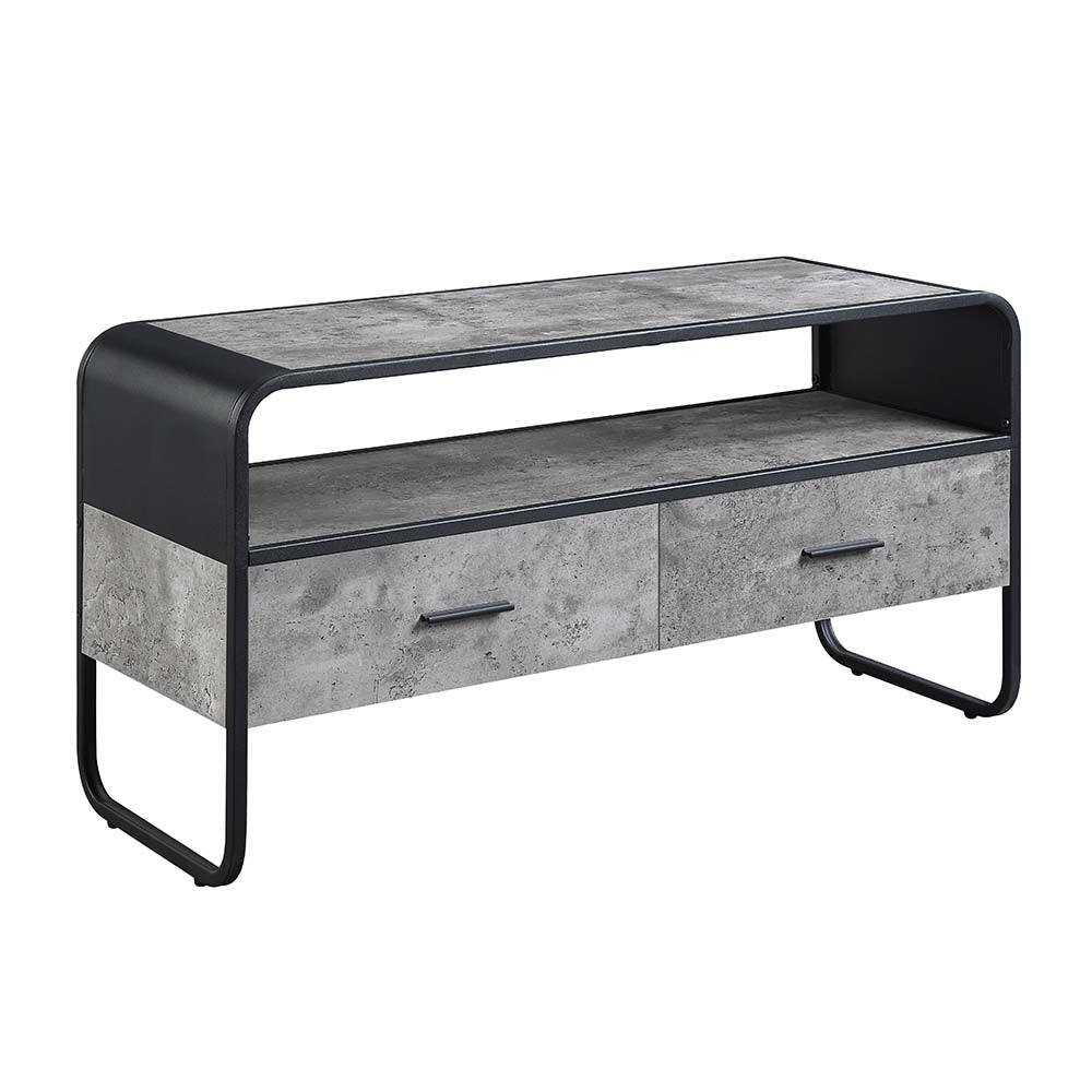 Mueble de TV Raziela con 2 cajones