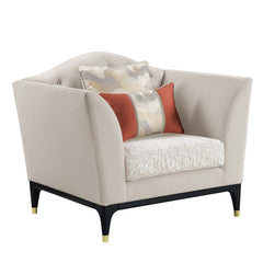 Silla Tayden de 44" de ancho con 2 almohadas