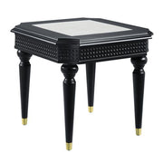 Tayden Square End Table with Marble Top