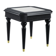 Tayden Square End Table with Marble Top