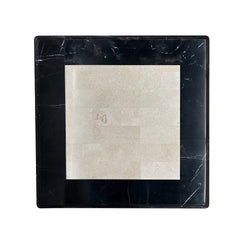 Tayden Square End Table with Marble Top