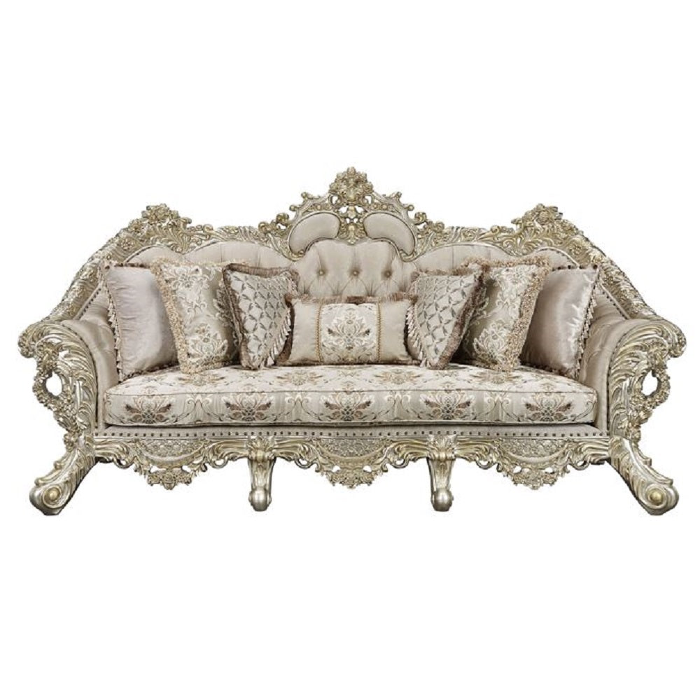 Sofá Danae de 100" de largo con 7 almohadas