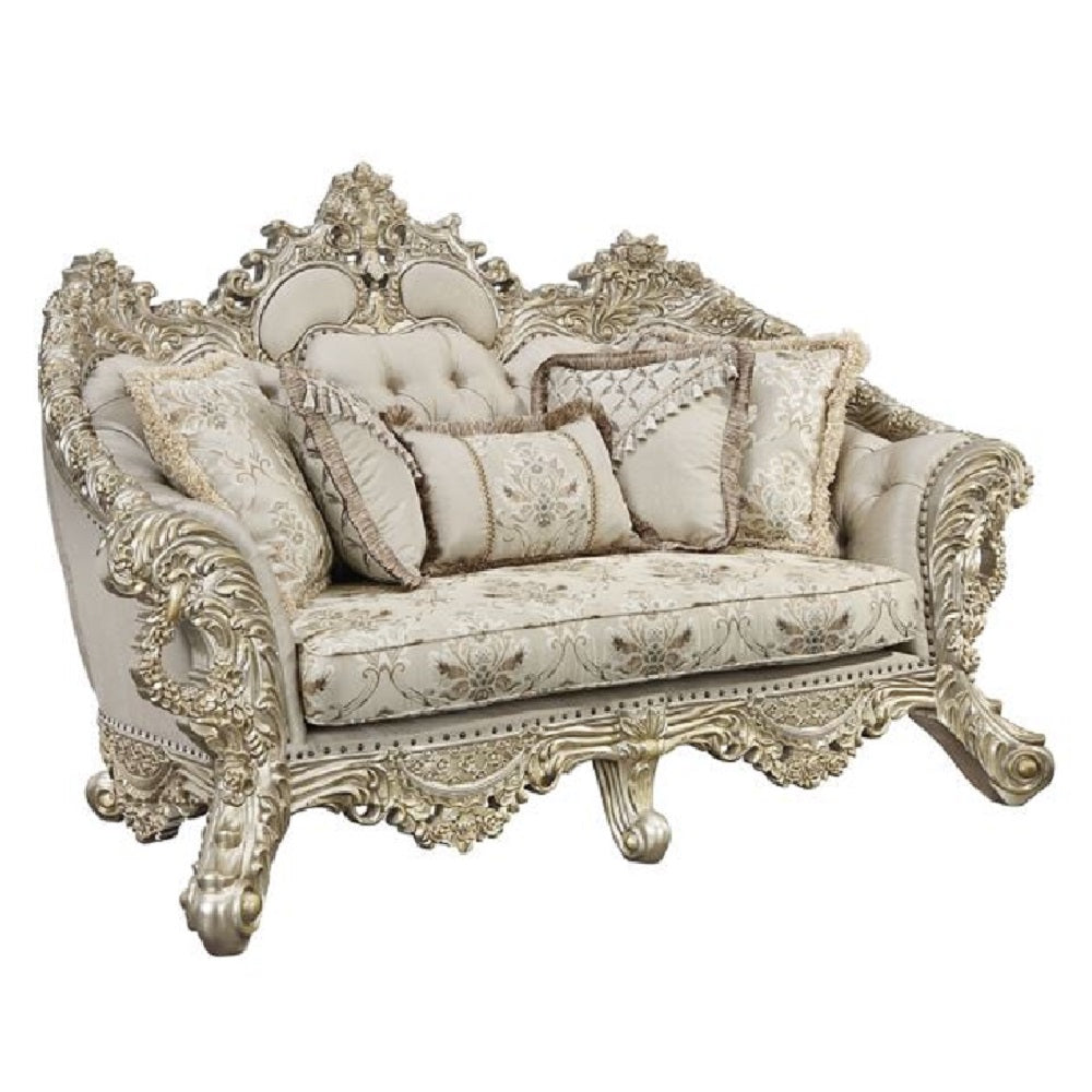 Sofá de dos plazas Danae de 80" de largo con 5 almohadas