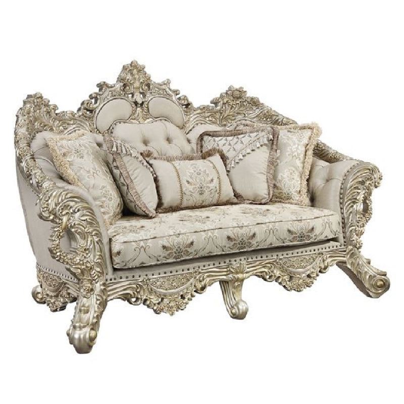 Sofá de dos plazas Danae de 80" de largo con 5 almohadas