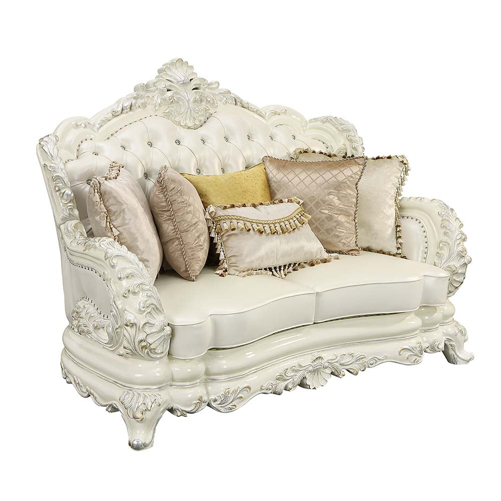 Loveseat Adara de 70" de largo con 5 almohadas
