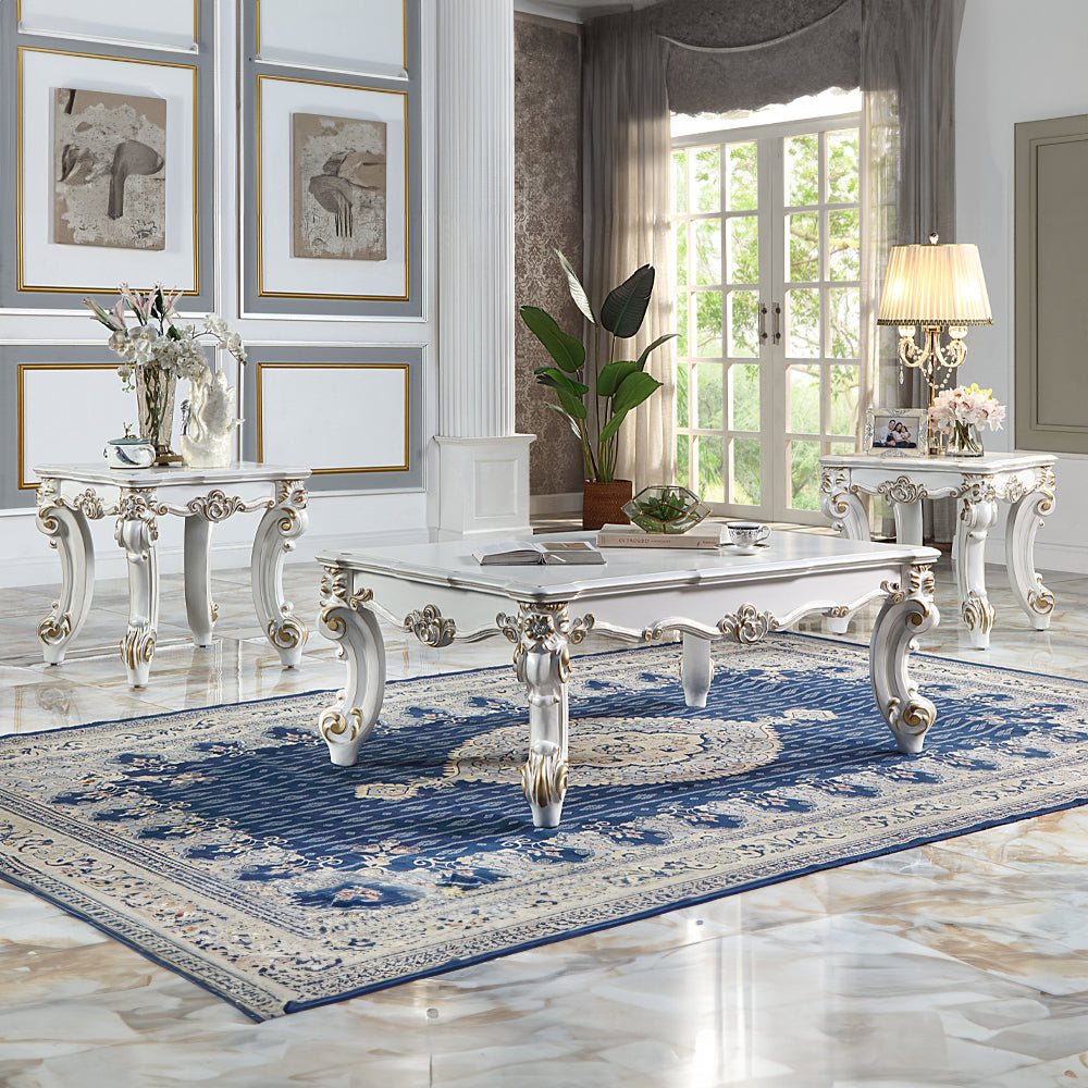 Vendome II Coffee Table - Antique Pearl