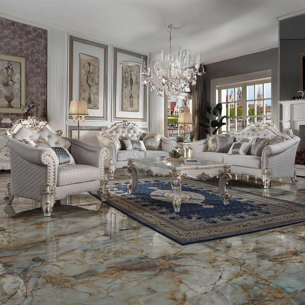 Vendome II Coffee Table - Antique Pearl