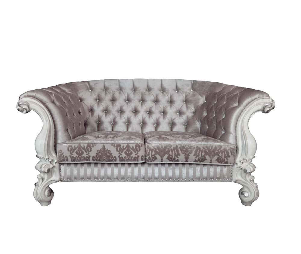 Loveseat Versailles de 76" de largo con 5 almohadas