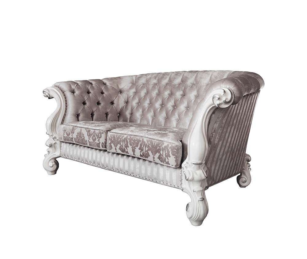 Loveseat Versailles de 76" de largo con 5 almohadas
