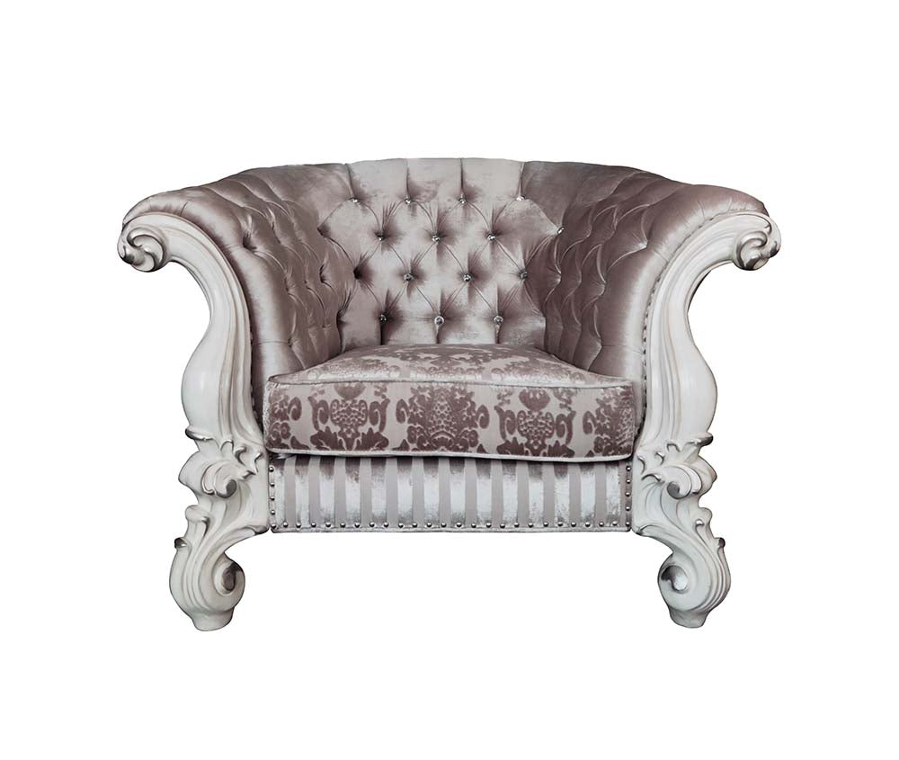 Versailles 52"W Chair with 2 Pillows