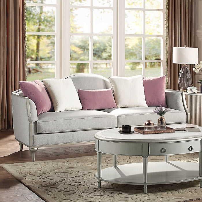 Kasa 94"L Sofa with 5 Pillows