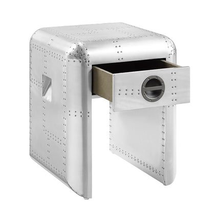 Mesa auxiliar cuadrada Brancaster con 1 cajón