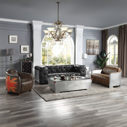 Mesa auxiliar cuadrada Brancaster con 1 cajón