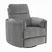 Sillón reclinable con apoyabrazos curvos y giratorio de Sagen