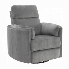 Sillón reclinable con apoyabrazos curvos y giratorio de Sagen