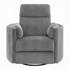 Sillón reclinable con apoyabrazos curvos y giratorio de Sagen