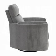 Sillón reclinable con apoyabrazos curvos y giratorio de Sagen