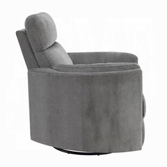 Sillón reclinable con apoyabrazos curvos y giratorio de Sagen