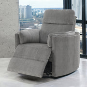 Sillón reclinable con apoyabrazos curvos y giratorio de Sagen