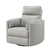 Sillón reclinable con apoyabrazos curvos y giratorio de Sagen