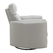Sillón reclinable con apoyabrazos curvos y giratorio de Sagen