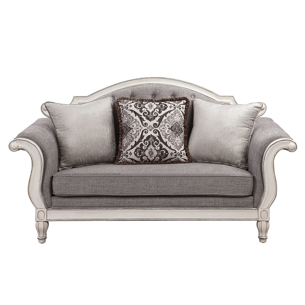 Loveseat Florian de 180 cm de largo con 3 almohadas