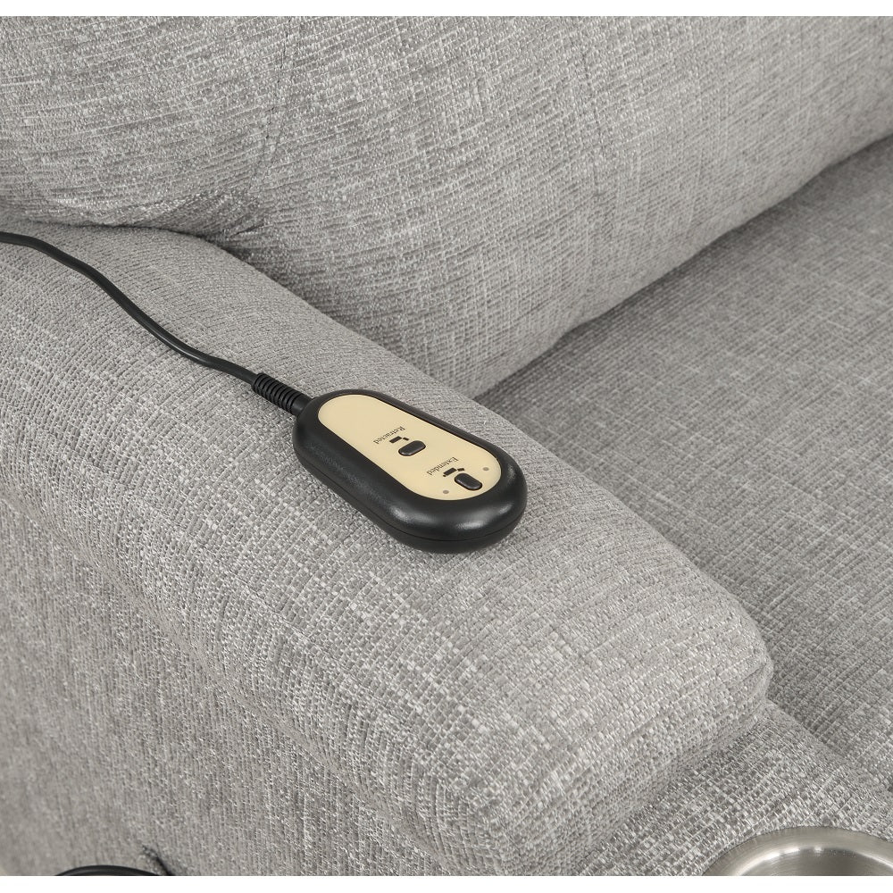 Sillón reclinable Evander de 32" de ancho con portavasos y elevación eléctrica