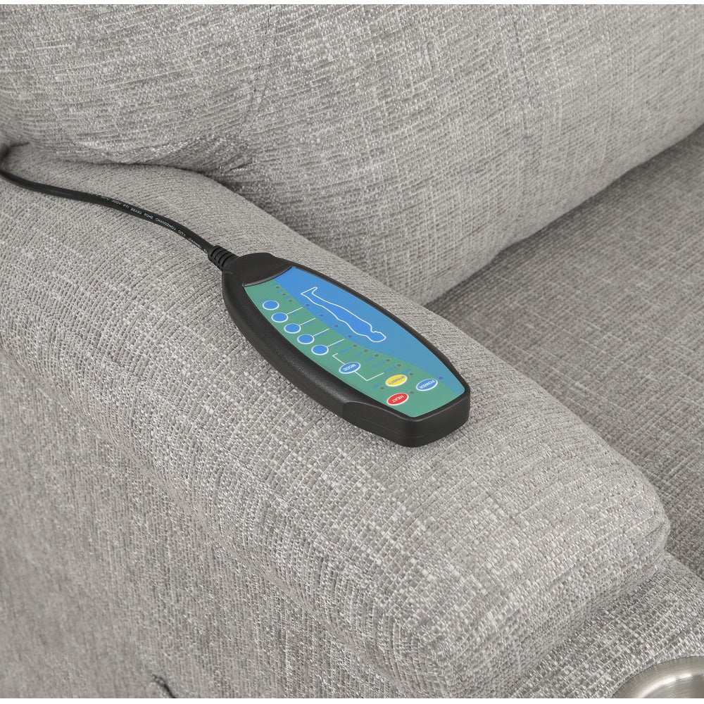 Sillón reclinable Evander de 32" de ancho con portavasos y elevación eléctrica