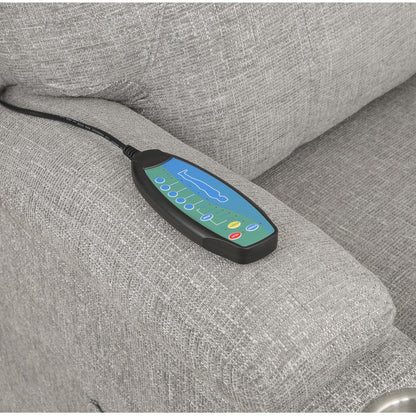 Sillón reclinable Evander de 32" de ancho con portavasos y elevación eléctrica