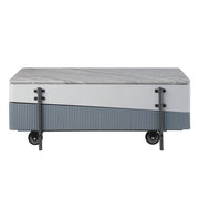 Mesa de centro rectangular Wilkins con tapa elevable