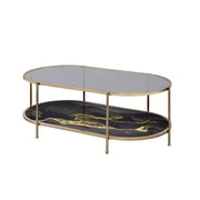 Mesa de centro ovalada Fiorella