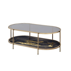 Mesa de centro ovalada Fiorella