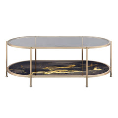 Mesa de centro ovalada Fiorella