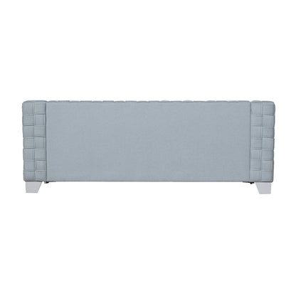 Saree 85"L Tuxedo Arms Sofa