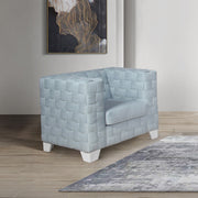 Saree 39"W Tuxedo Arms Chair