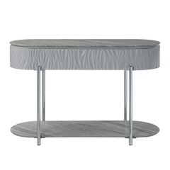 Mesa de sofá ovalada Yukino