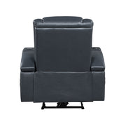 Alair 35"W Upholstered Power Motion Recliner with Bluetooth Speaker & Cooling Cup Holder