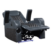 Alair 35"W Upholstered Power Motion Recliner with Bluetooth Speaker & Cooling Cup Holder