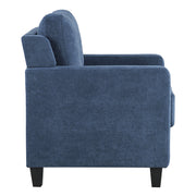 Horatio Chair - Navy Chenille