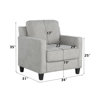 Horatio Chair - Taupe Chenille