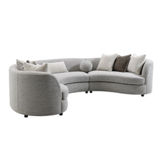 Sofá seccional Ivria con 9 almohadas
