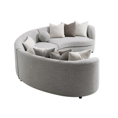 Sofá seccional Ivria con 9 almohadas