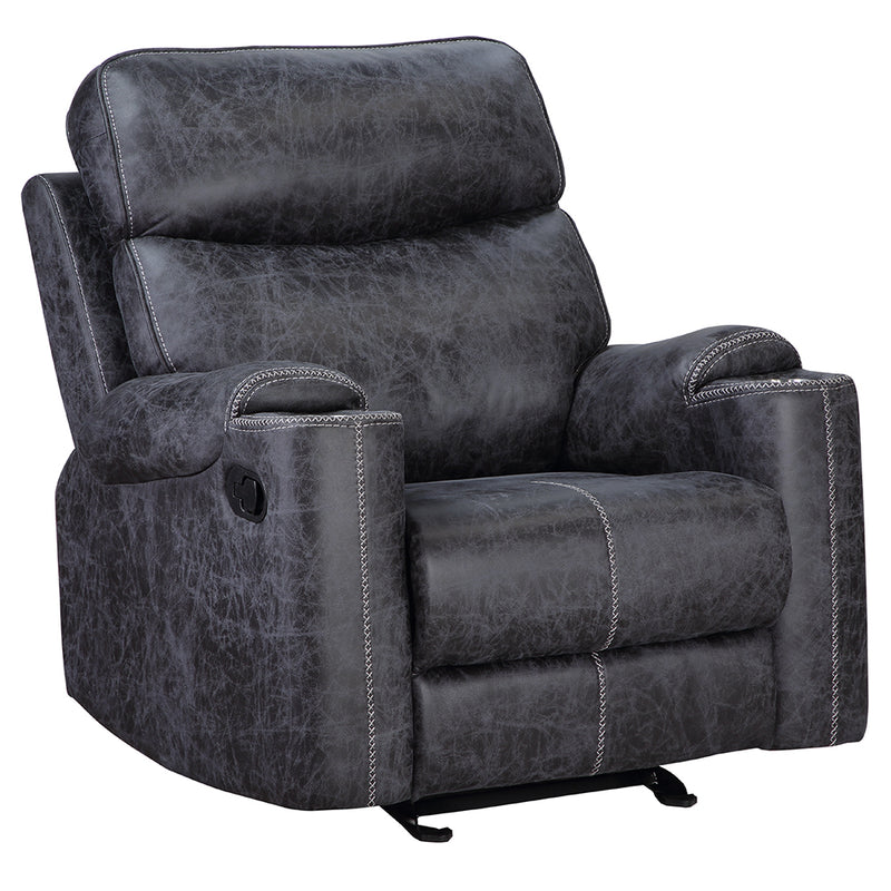 Sillón reclinable tapizado con movimiento Hirah