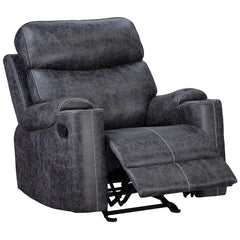 Sillón reclinable tapizado con movimiento Hirah