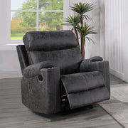 Sillón reclinable tapizado con movimiento Hirah