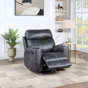 Sillón reclinable tapizado con movimiento Hirah