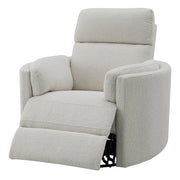 Sillón reclinable tapizado con mecanismo giratorio de Sagen