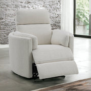 Sillón reclinable tapizado con mecanismo giratorio de Sagen