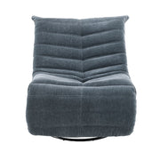 Sillón reclinable Talmon de chenilla de 32" de ancho con asiento giratorio